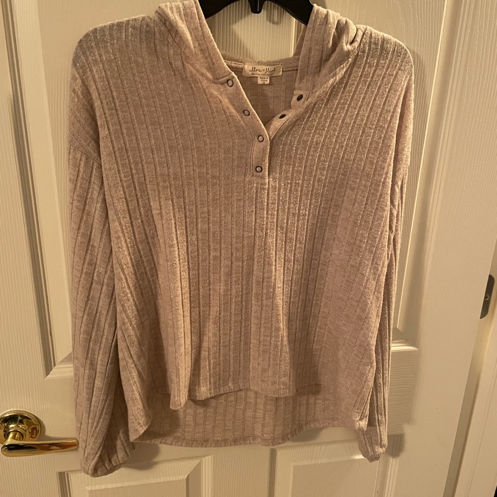 Beige hoodie